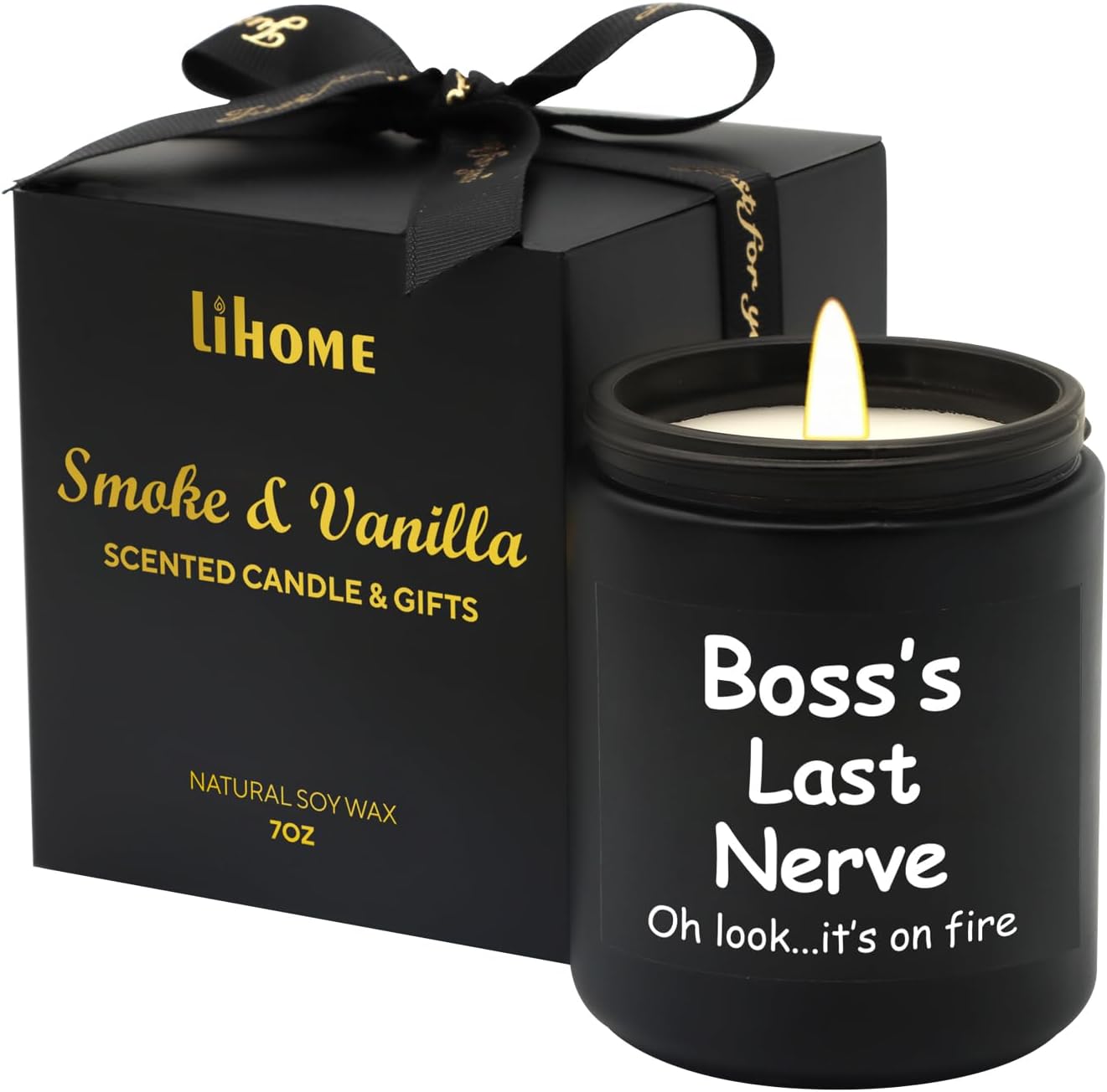 Office Humor Smoke Vanilla Scented Candle