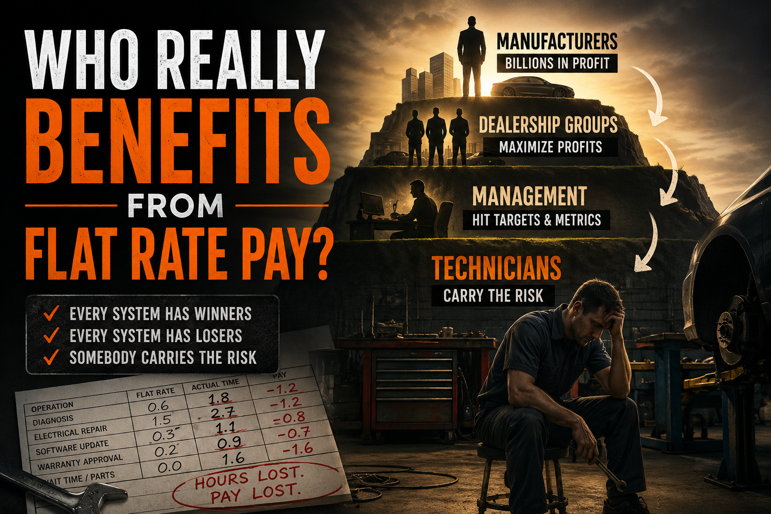 Who Really Benefits From Flat Rate Pay?